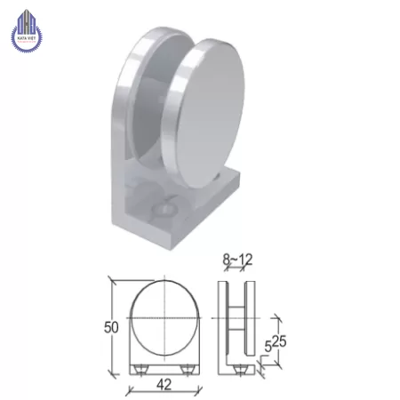 Định vị bích tròn 0 độ